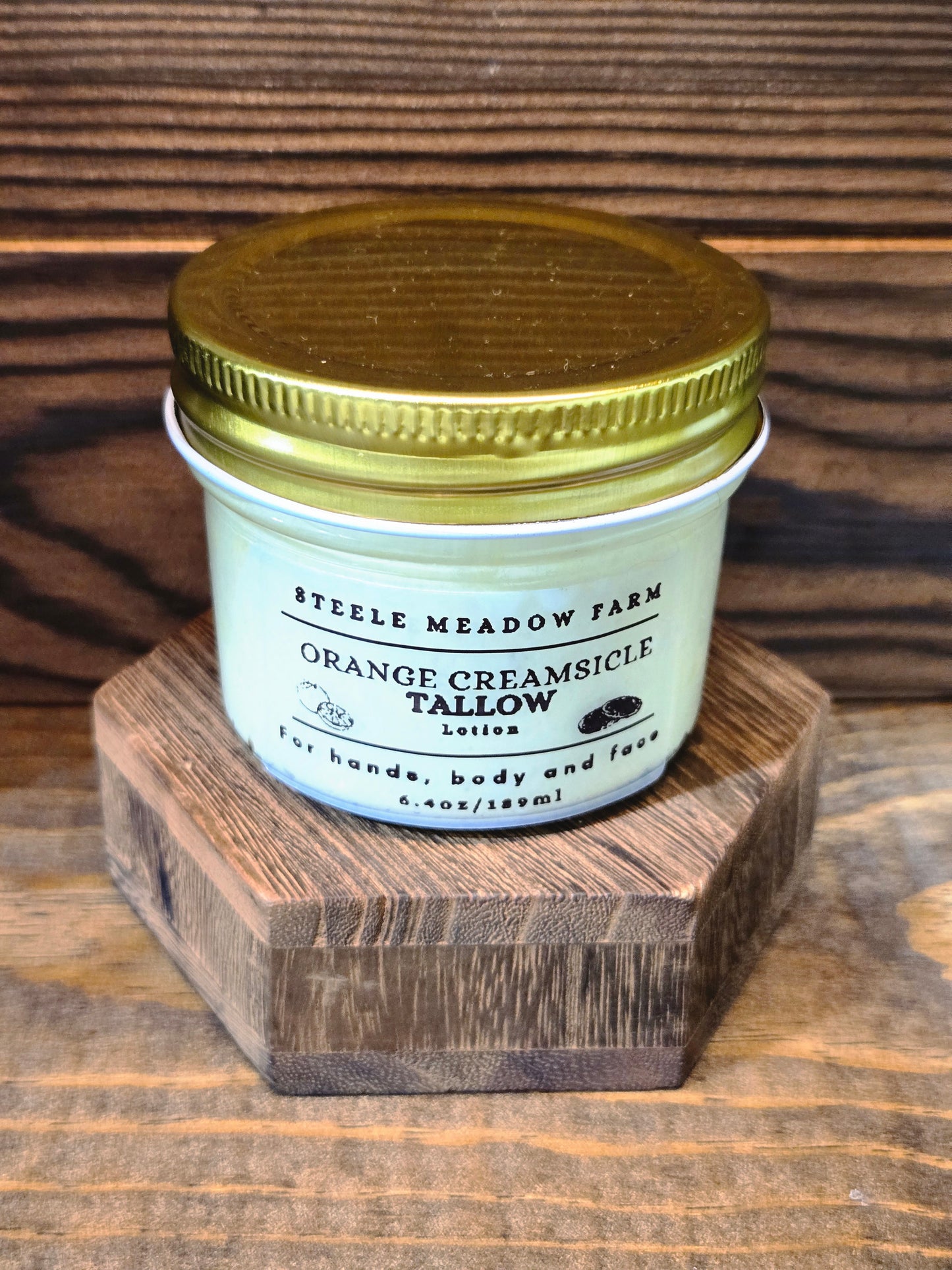 Orange Creamsicle Turmeric whipped tallow lotion 6.4oz