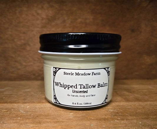 Unscented Whipped Tallow Balm 6.4oz