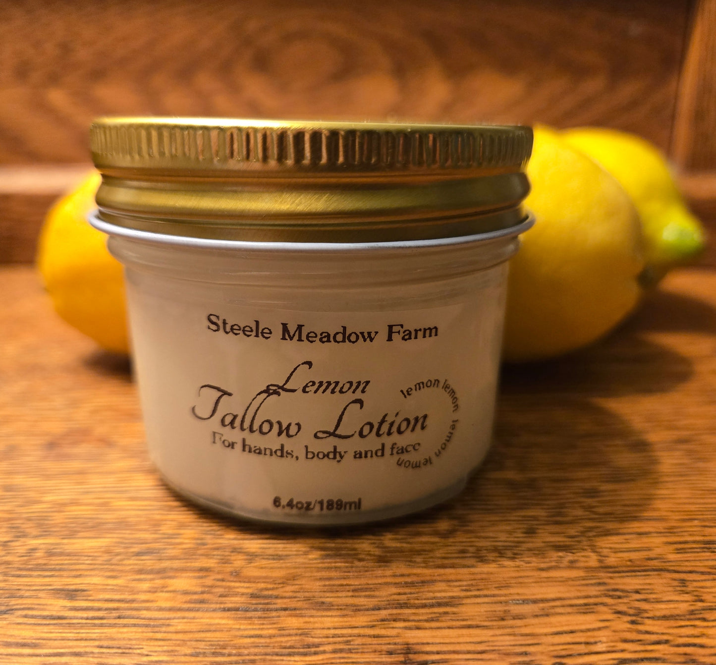 Lemon Whipped tallow lotion