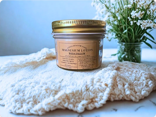 Magneisum lotion with tallow