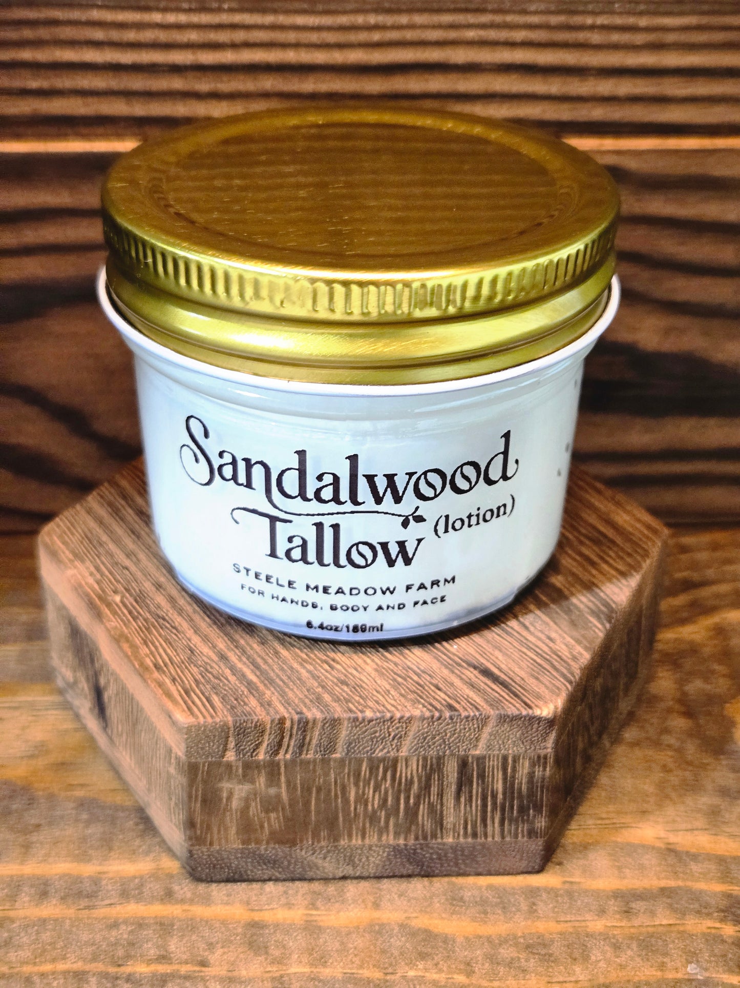 Sandalwood tallow lotion