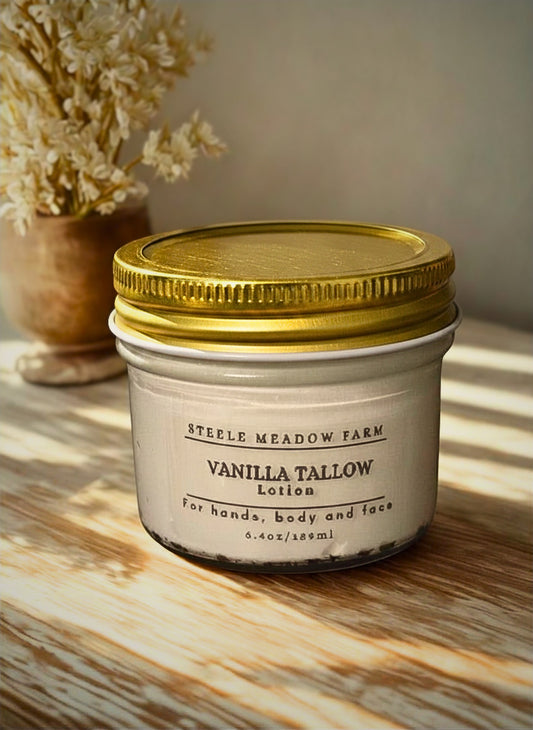 Vanilla  whipped tallow balm 6.4oz