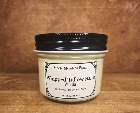 Vanilla  whipped tallow balm 6.4oz